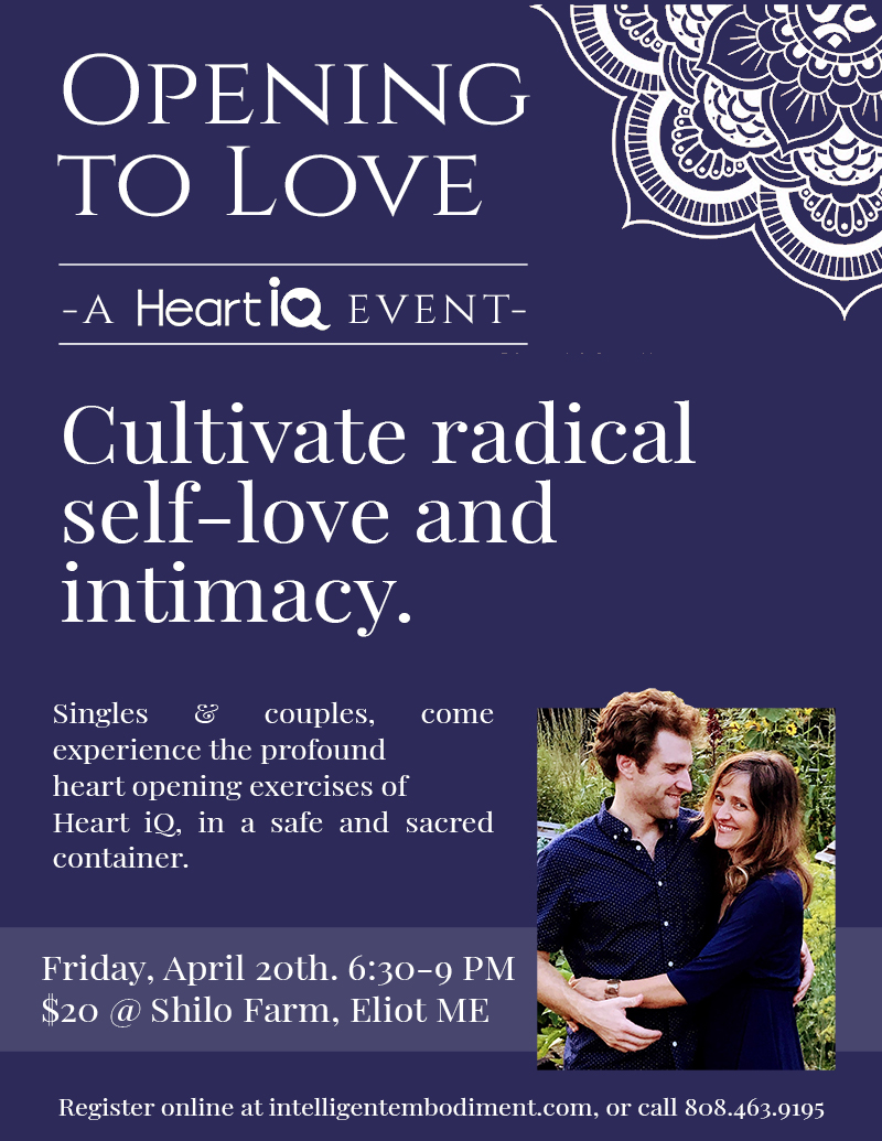 Opening to Love — a HeartIQ event