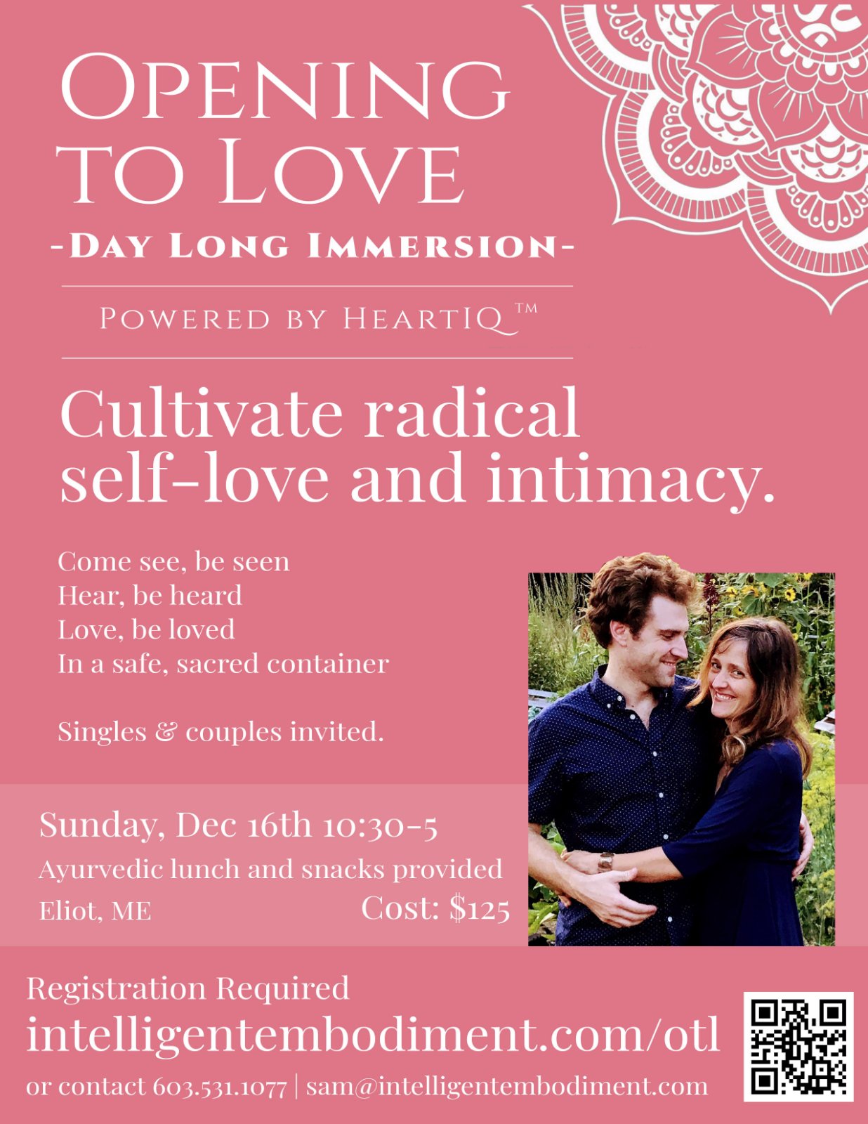 Opening to Love — day-long immersion